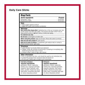 Carmex size scale with hand showing compact travel-ready benefit