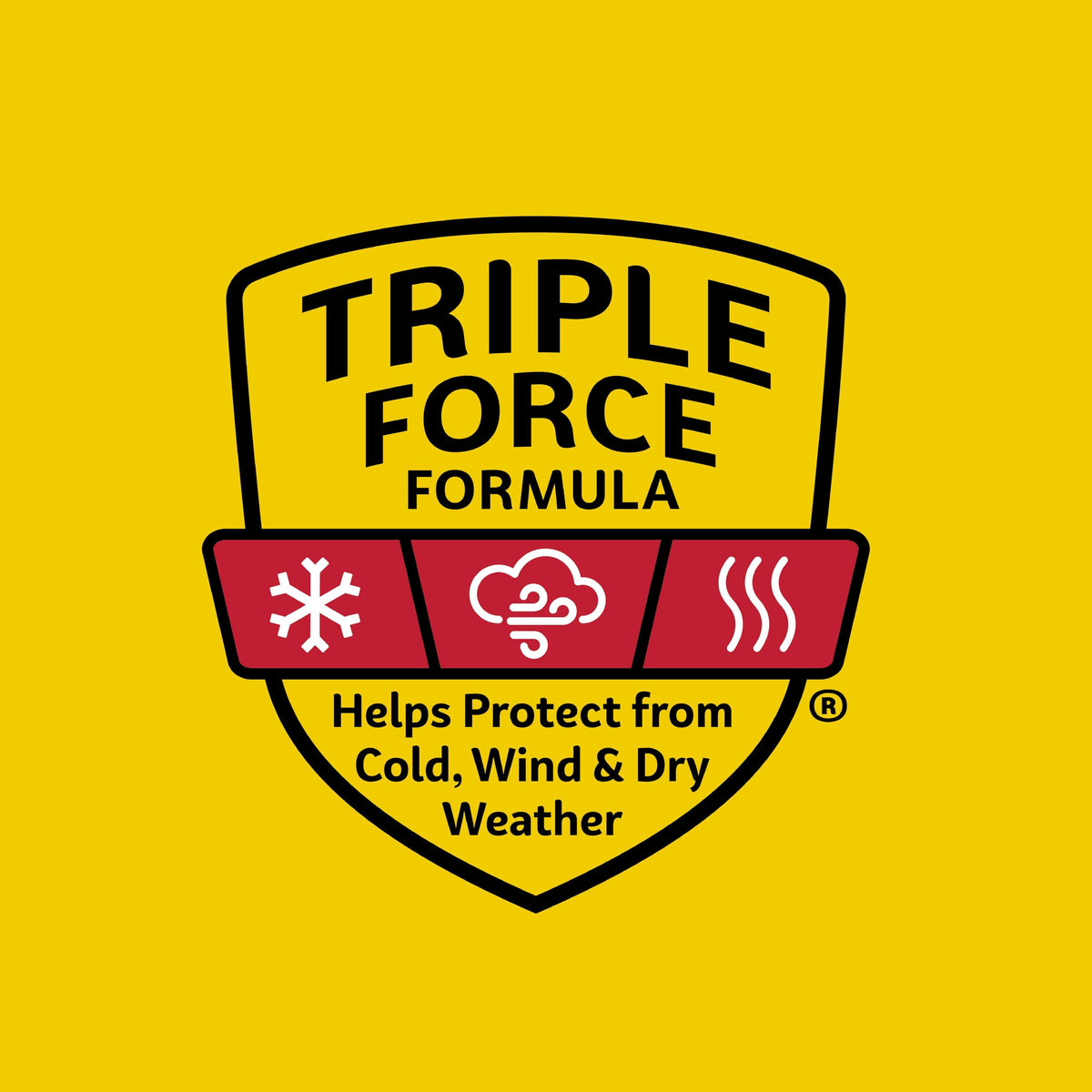 Carmex SPF stick top view showing sunscreen label for outdoor protection