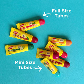 Carmex texture on lips application demonstrating smooth hydration