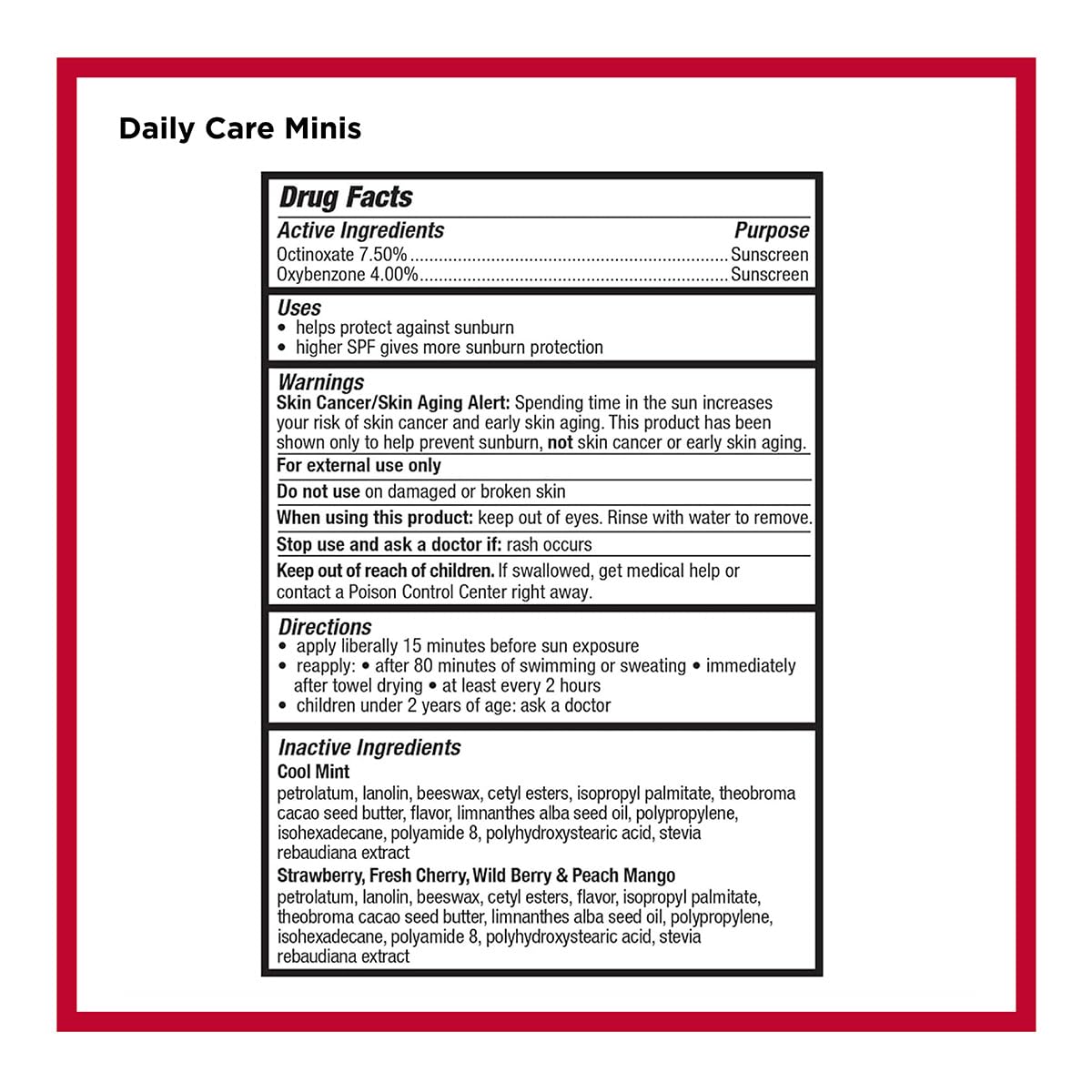 Carmex travel bag insert with minis for on-the-go lip care