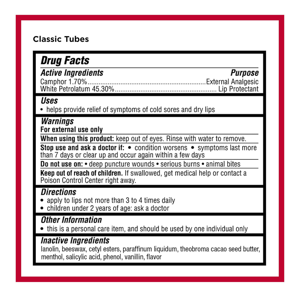 Carmex variety pack spread showing all nine pieces for easy sharing