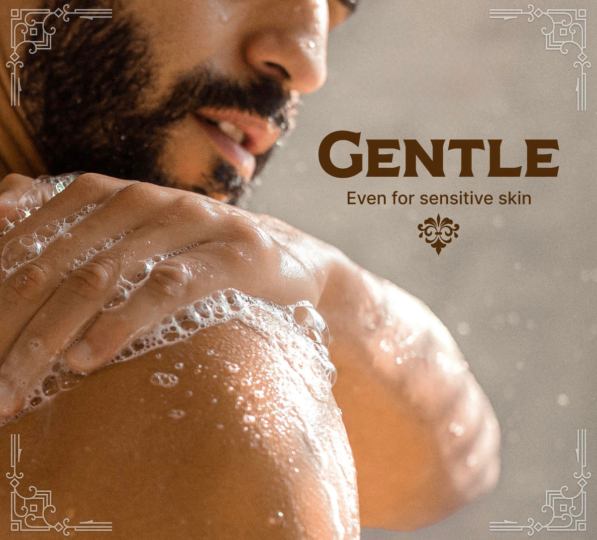 Carolina Castile Soap almond creamy lather close-up showing moisturizing benefit