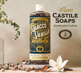 Carolina Castile one-gallon next to 1L bottle showing refill size advantage
