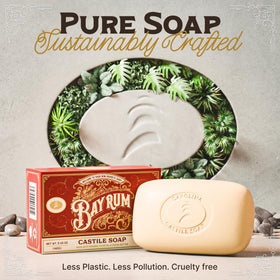 Carolina Castile Soap hair wash demonstration showing suds and hydrating rinse-out benefit