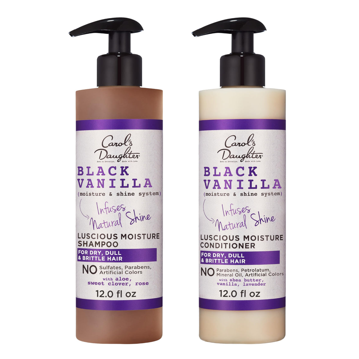 Carol's Daughter front packaging showing moisturizing duo benefits