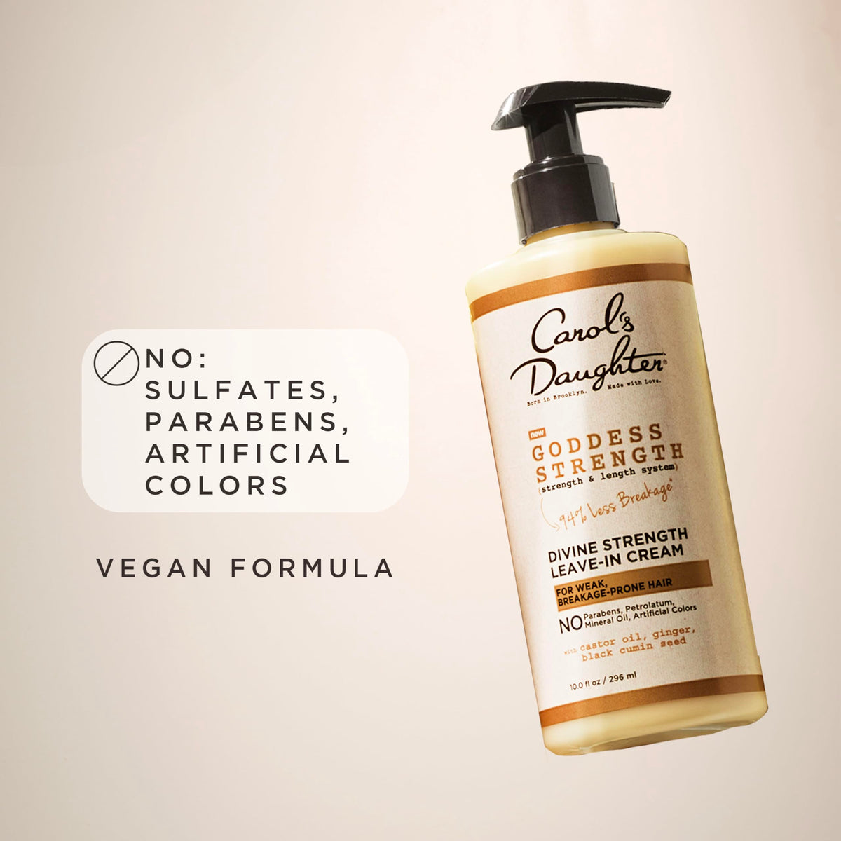 Carol's Daughter styled curly hair lifestyle photo showing defined, moisturized curls
