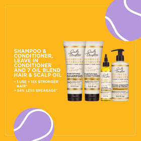 Carol's Daughter shampoo pump close-up showing texture and easy dispensing benefit