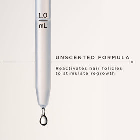 Carol's Daughter label close-up highlighting active 2% minoxidil ingredient information