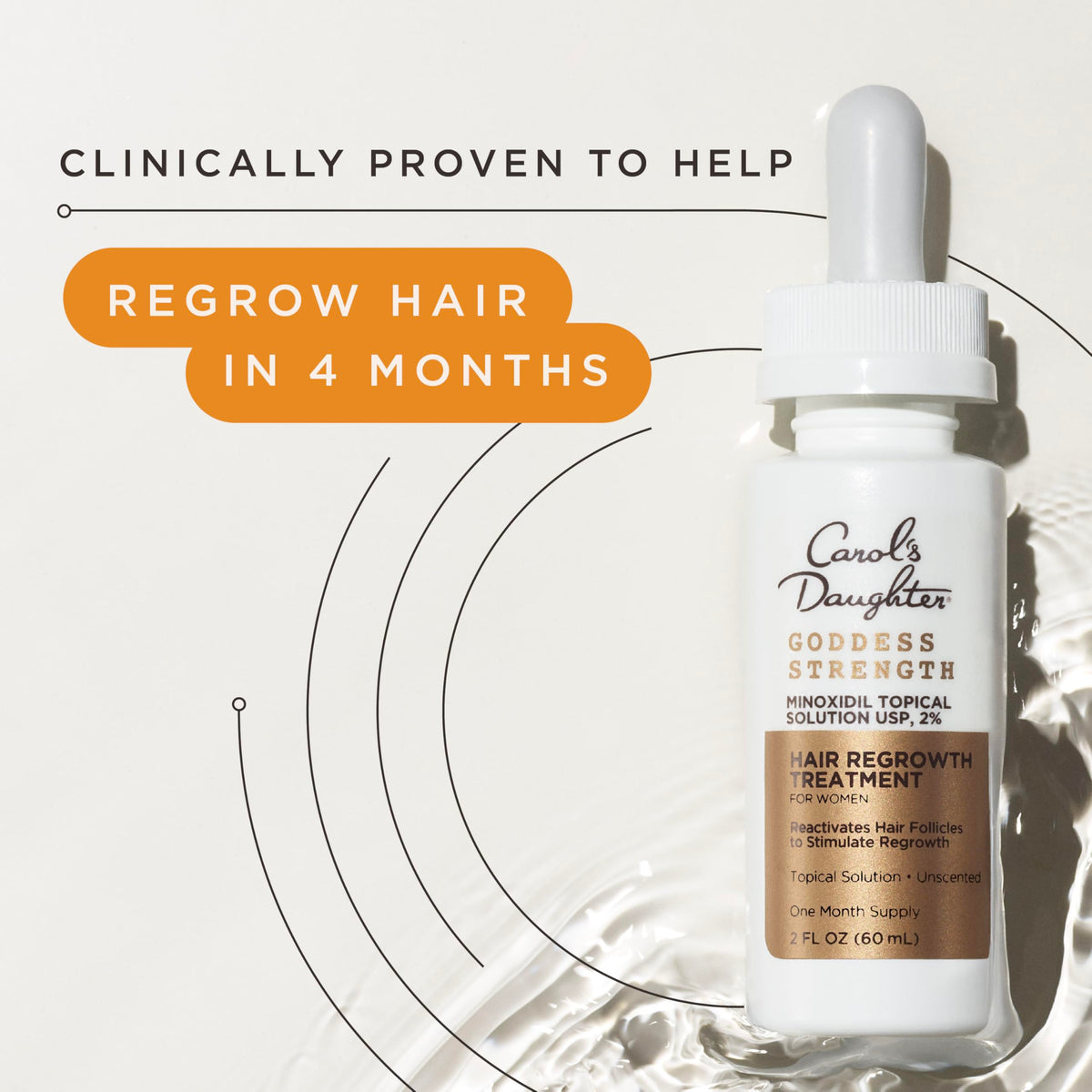 Carol's Daughter dropper close-up showing applicator for precise scalp targeting