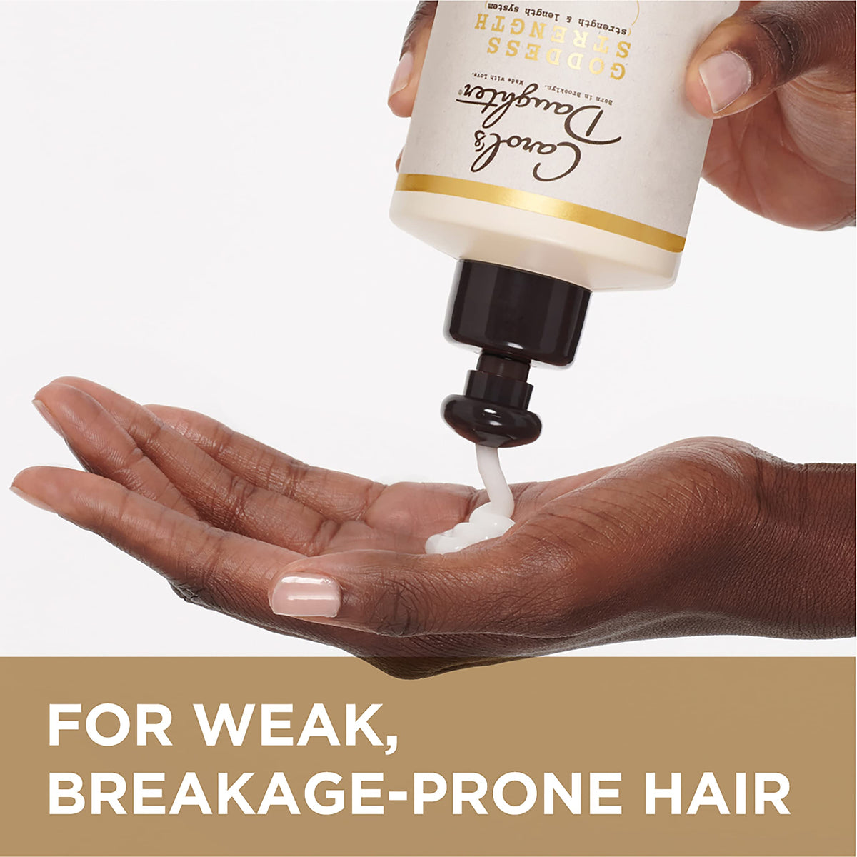 Carol's Daughter product staged in bathroom during wash day for effortless routine