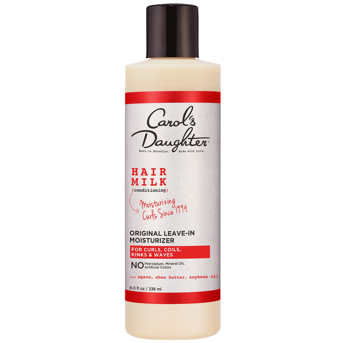 Carol's Daughter front packaging showing bottle and label benefit