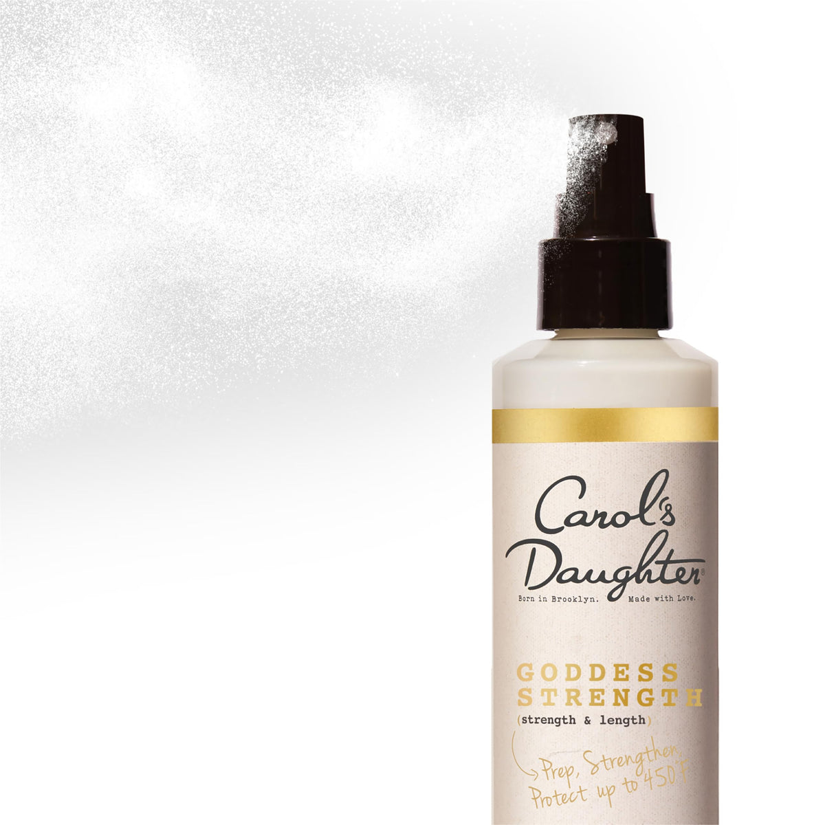 Carol's Daughter applied during styling on curly hair showing improved manageability