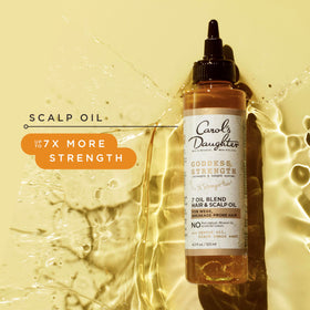 Carol's Daughter arrangement of seven key oils illustrating natural ingredients