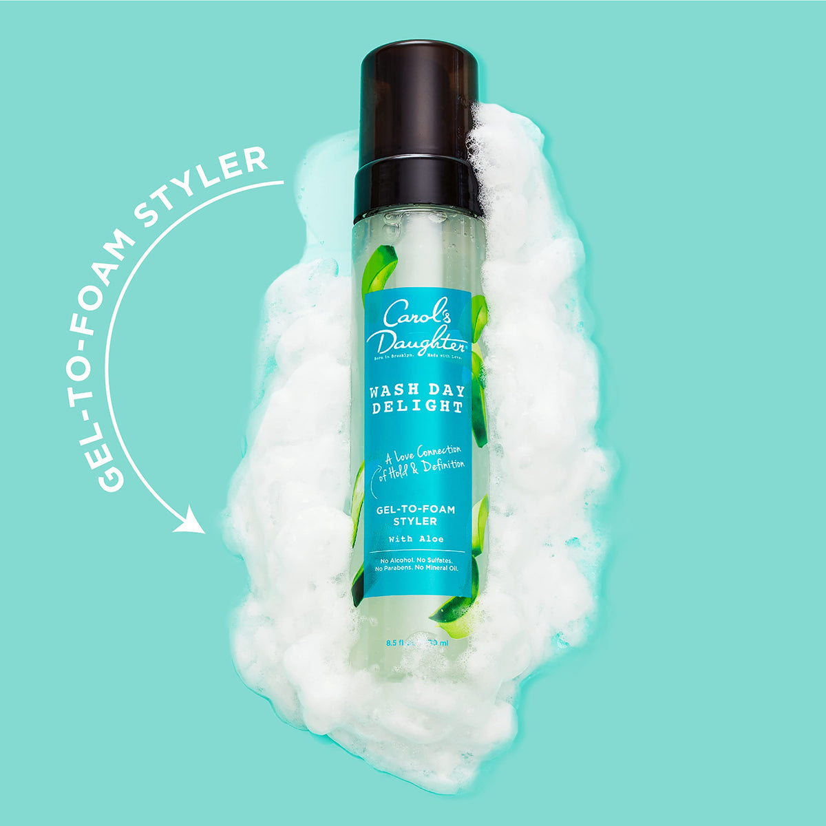 Carol's Daughter styled curls in outdoor setting showing frizz control and natural finish