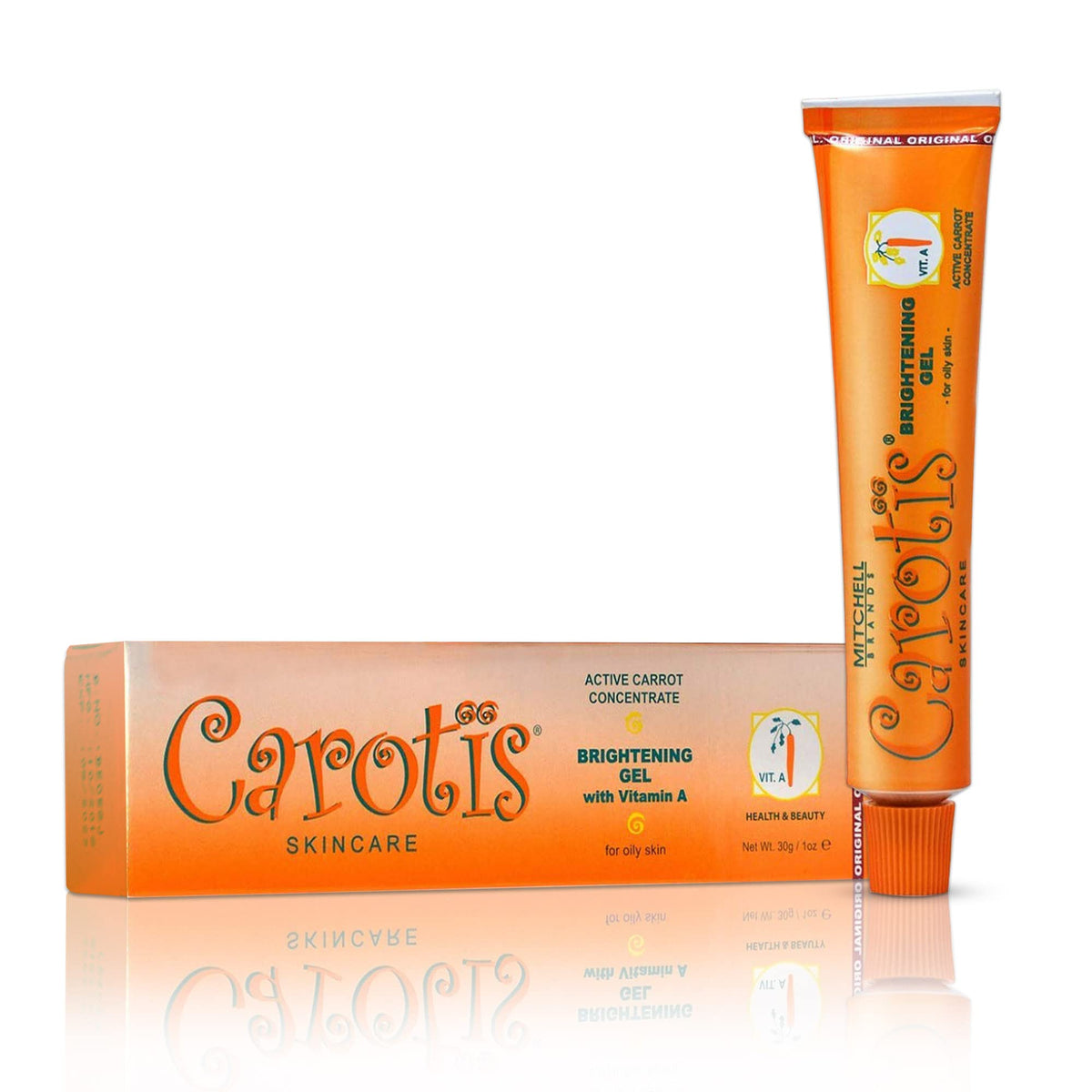 CAROTÏS front tube view showing packaging and product benefit