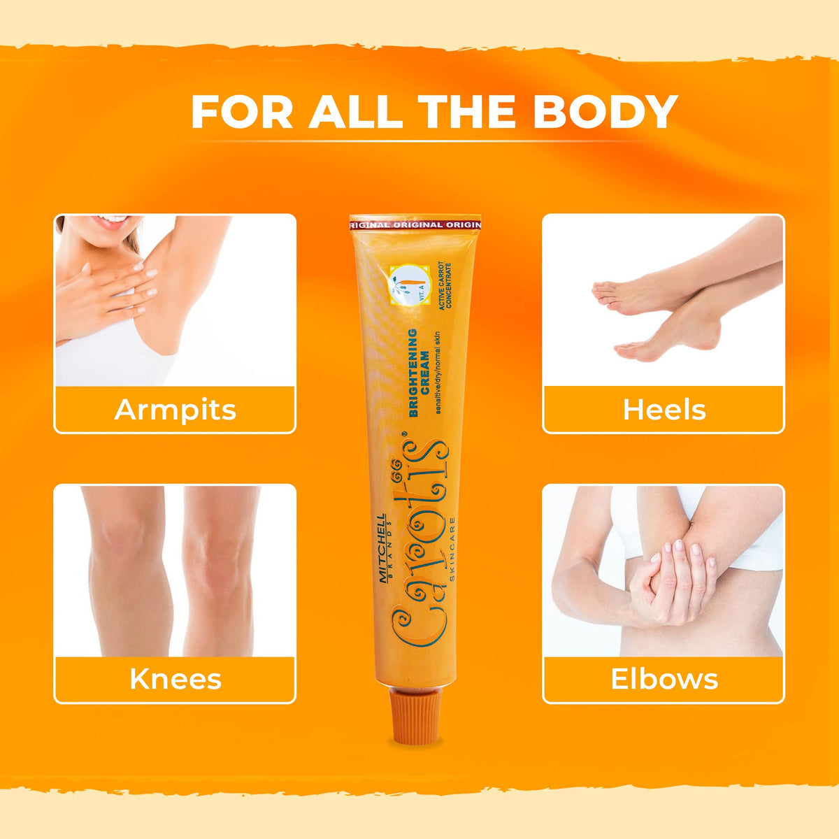 CAROTÏS carrot oil ingredient display highlighting vitamin A benefits