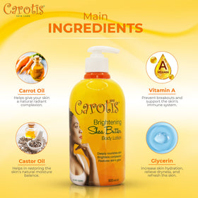 CAROTÏS pump dispensing lotion demonstrating easy dosing and convenient application