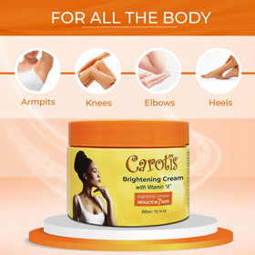 CAROTÏS size comparison in hand highlighting large 300ml supply benefit