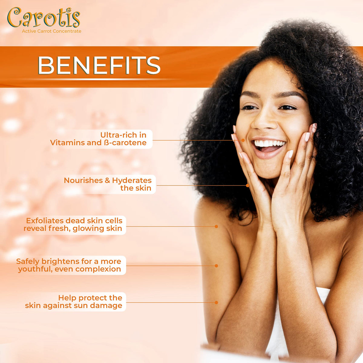 CAROTÏS soap side profile with 200g label and clear weight indication