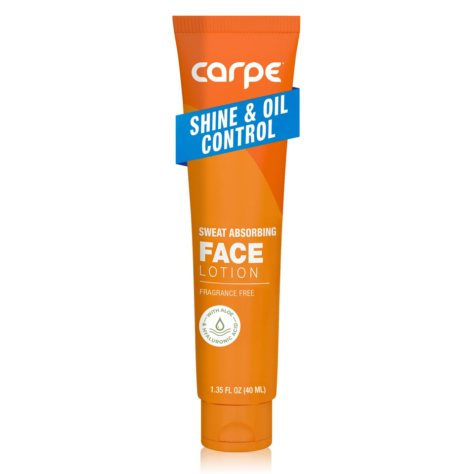 Carpe front packaging showing tube and brand, clear matte finish benefit