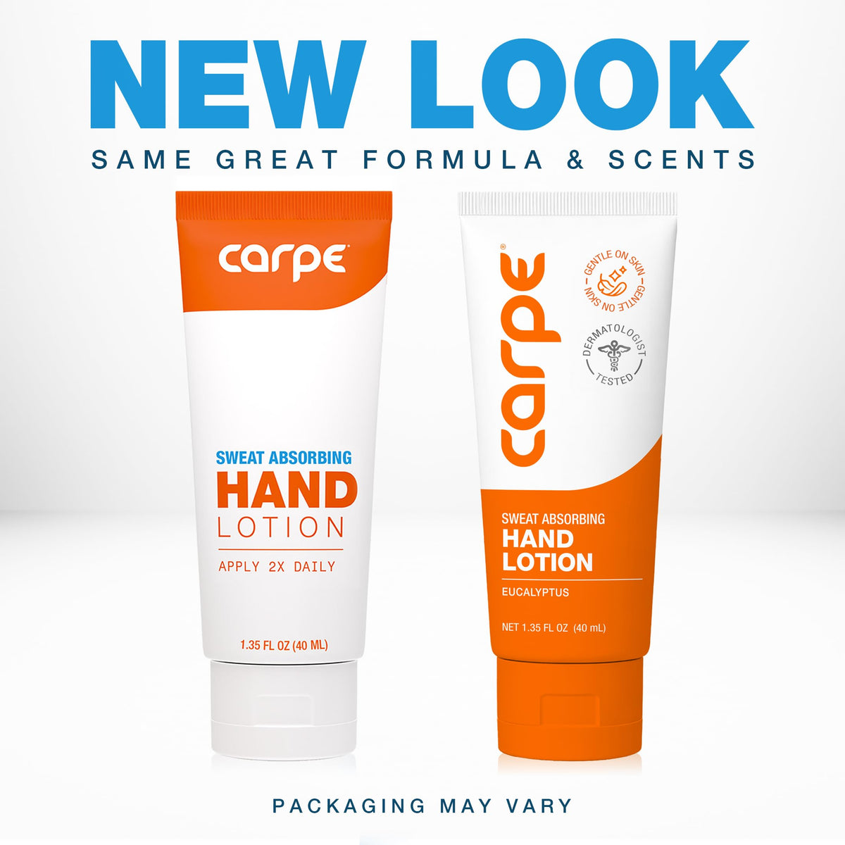 Carpe used during a handshake conveying confident, dry hands