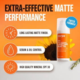 Carpe primer texture close-up illustrating smooth blendability and finish