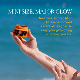Carroten gel texture close-up highlighting smooth, non-greasy spreadability