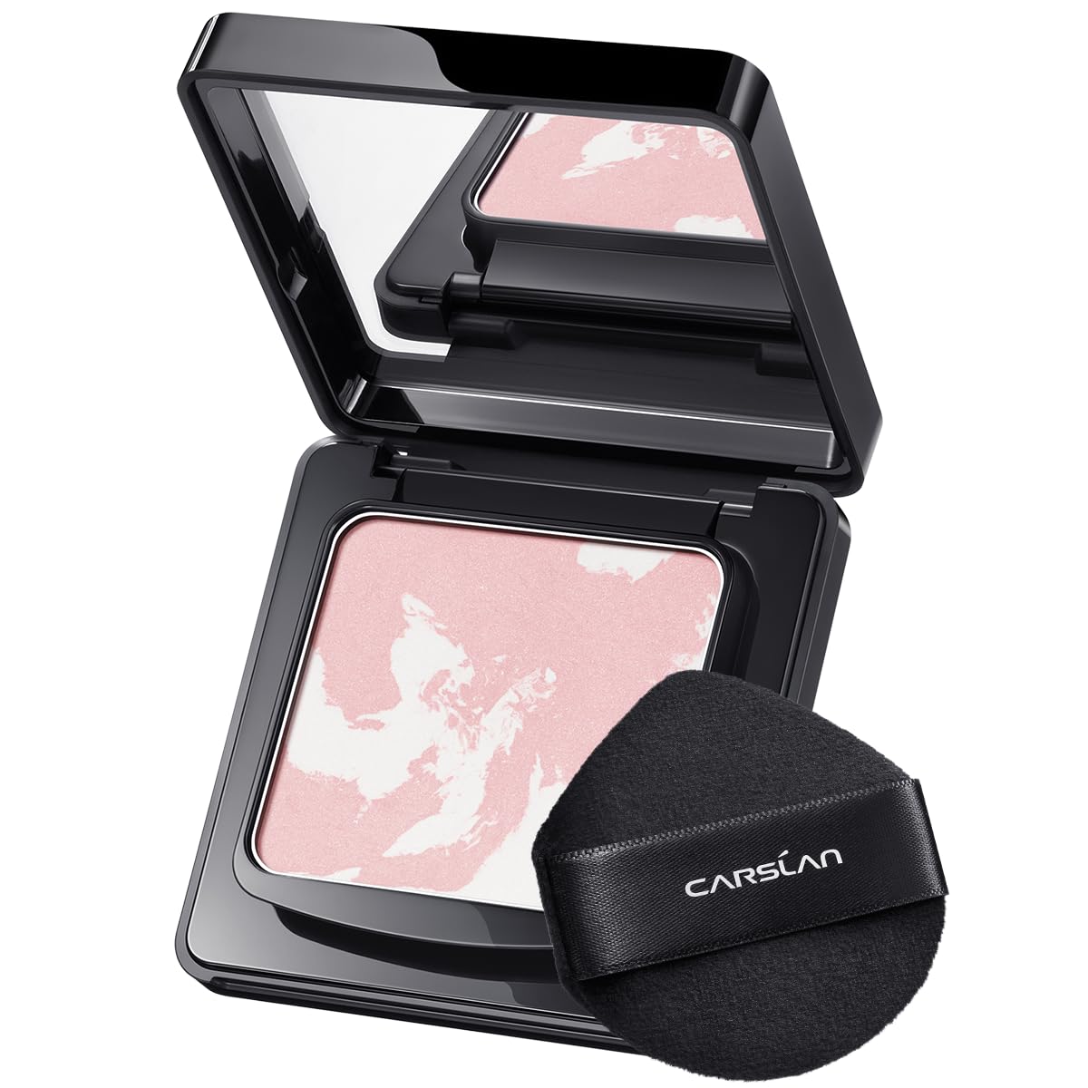 CARSLAN compact front packaging showing sleek case and product identity