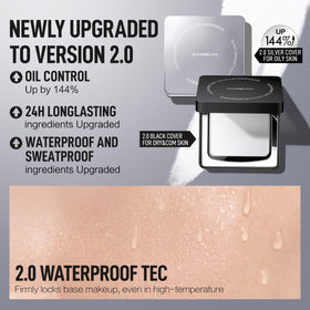 CARSLAN close-up of powder texture showing fine, velvety finish for smooth blur