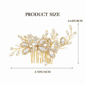 CASDRE comb held in hand to show true size for planning hairstyle placement