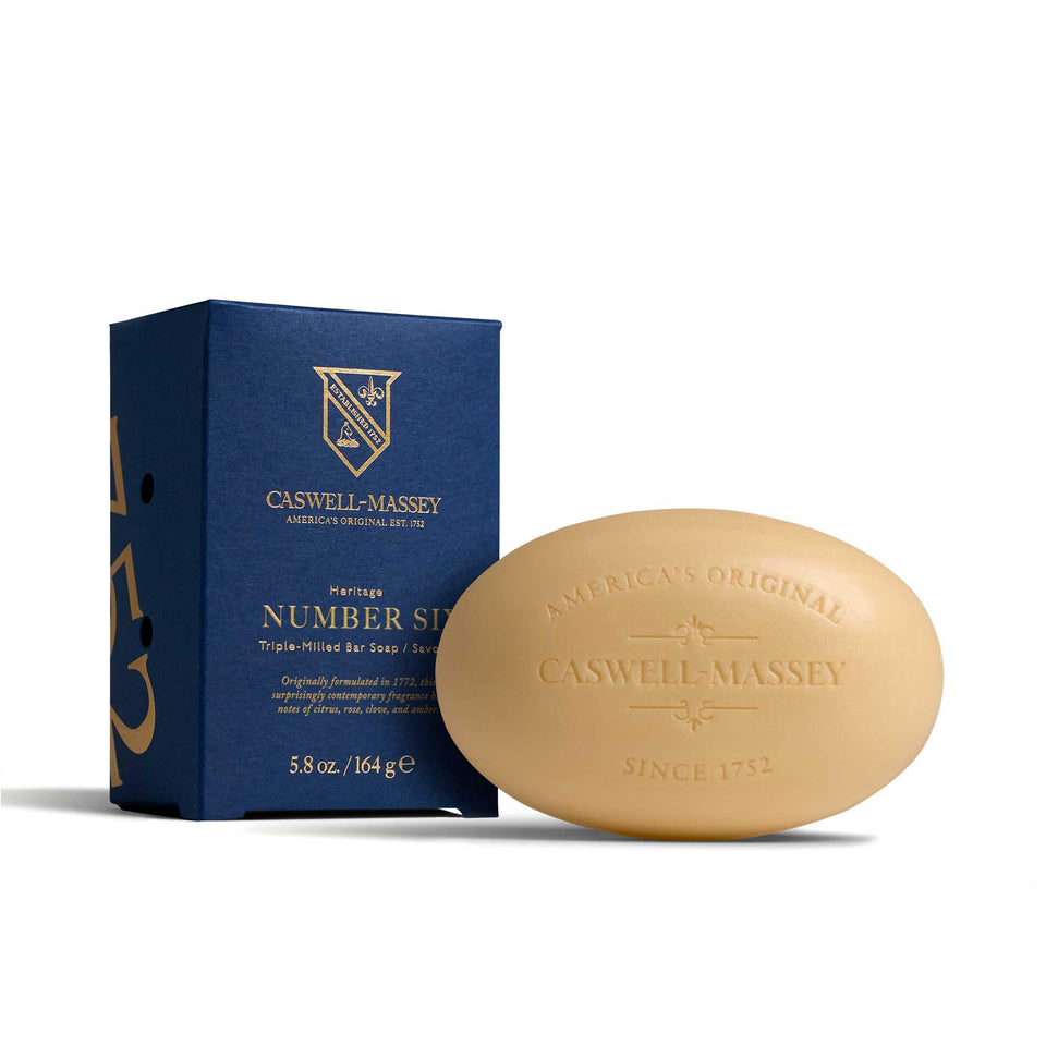 Caswell-Massey front packaging showing sophisticated gift-ready presentation