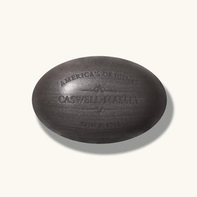 Caswell-Massey sandalwood plant ingredient display highlighting natural sourcing