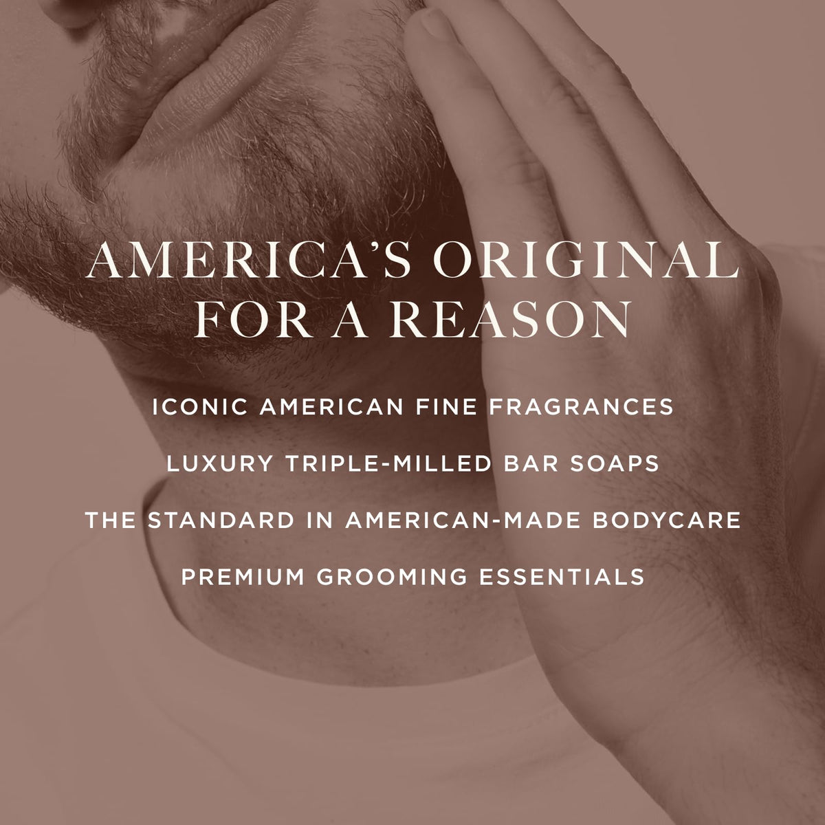 Caswell‑Massey scent notes visualization of cardamom and sandalwood for refined aroma benefit