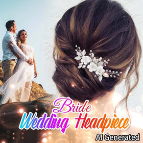 Catery comb worn in bridal bun demonstrating elegant hold and finishing touch