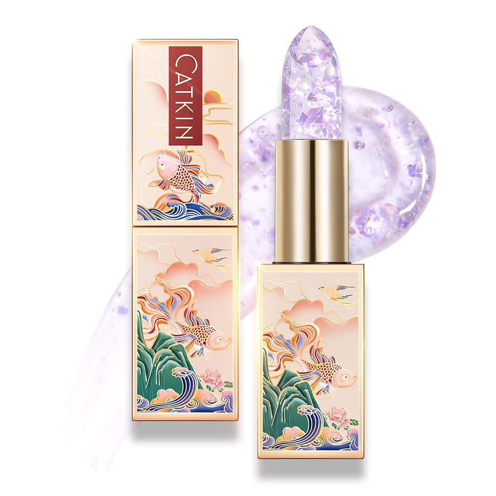 catkin front packaging showing amethyst shade and couture case for travel convenience