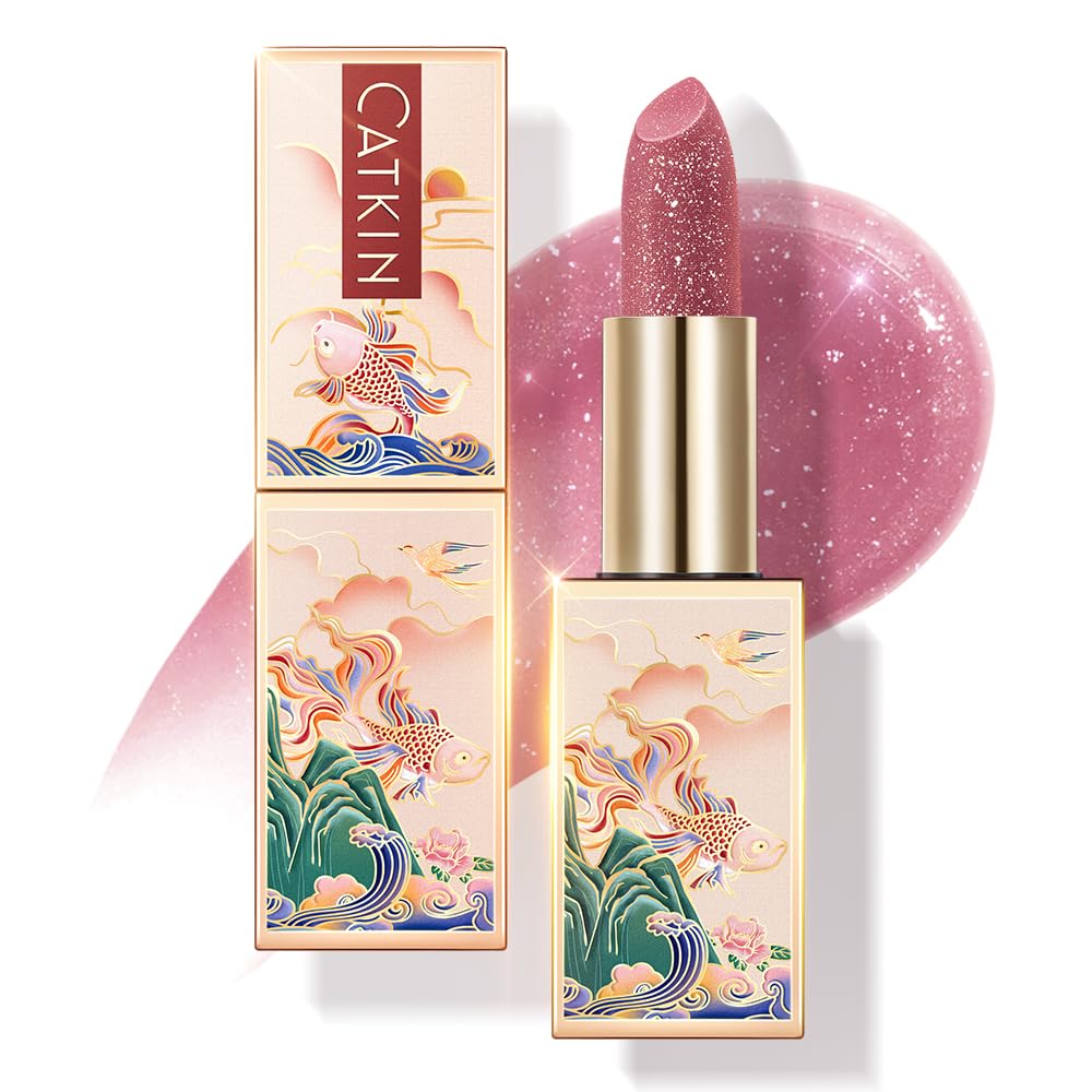 CATKIN front tube view showing compact hydrating lip balm benefit