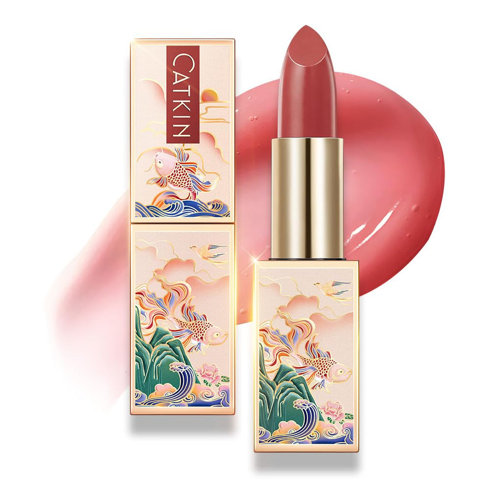 Catkin front packaging showing Camellia shade and compact case benefit