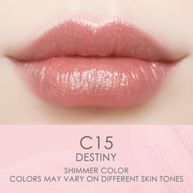 Catkin Destiny texture close-up highlighting creamy balm and moisturizing sheen