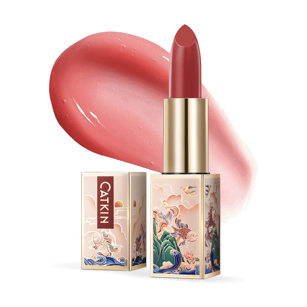 Catkin front packaging dusty rose showing compact case and label benefits