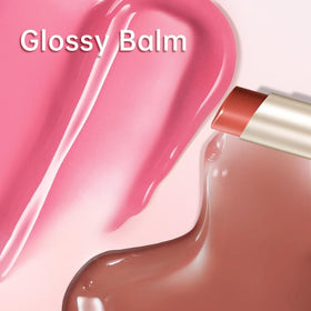 Catkin applied on lips demonstrating dewy shine and softened appearance