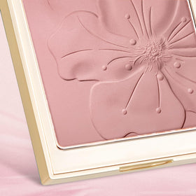 Catkin lifestyle shot applying blush, natural brightening effect