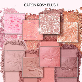 Catkin packaging label detail, ingredient highlights and shade name