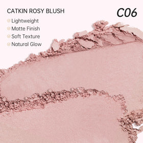 Catkin pigment picked up on brush, easy to build and blend