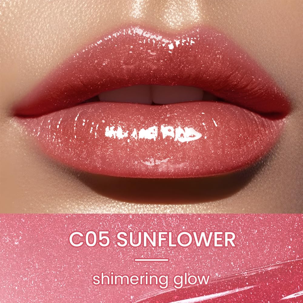 Catkin texture closeup of jelly gloss highlighting smooth hydrating finish