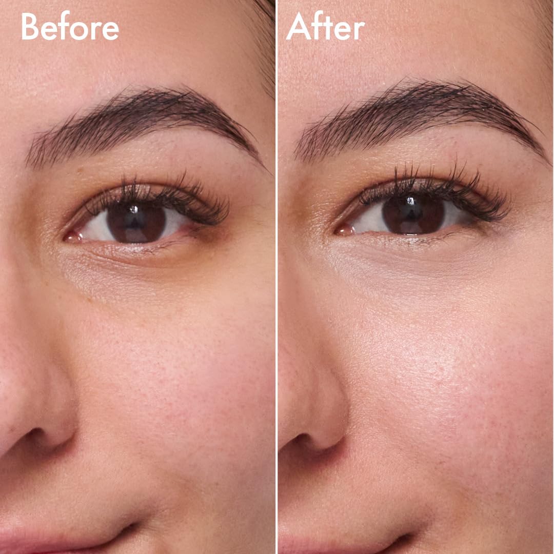 Catrice application in use under eye with puff applying product for long-wear benefit