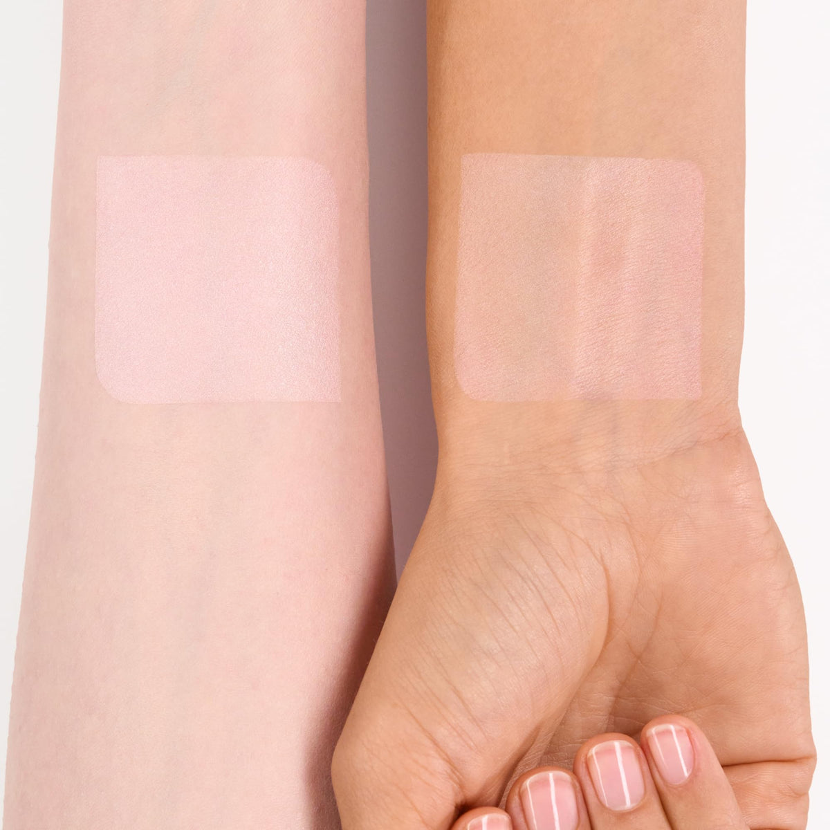 Catrice under-eye application demonstrating brightening, refreshed look