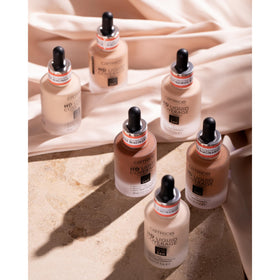 Catrice foundation inside makeup bag lifestyle shot for longwear all-day convenience benefit