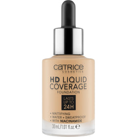 Catrice HD Liquid Coverage dropper detail demonstrating precise, mess-free application