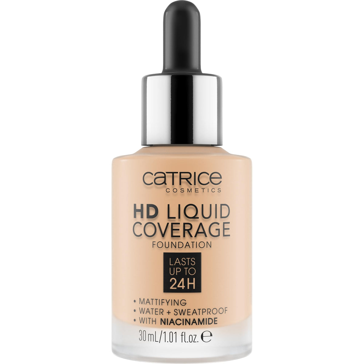 Catrice dropper applicator detail delivering precise, mess-free drops
