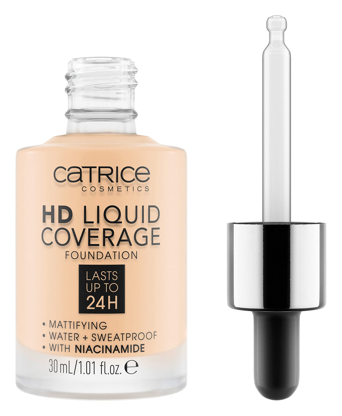 Catrice front packaging shows bottle and label for easy identification